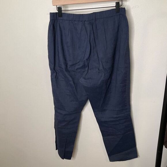 Theory Linen Blend Basic Pull On Pant - Picture 2 of 6